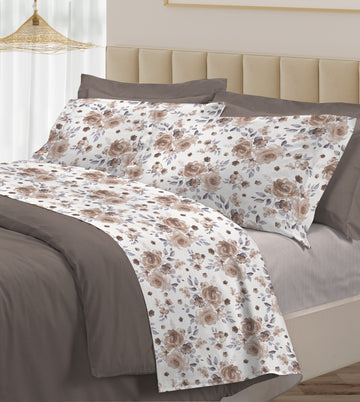 Completo Letto Matrimoniale LA ROSA 30VENTISETTE - BEIGE