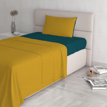 Einzelbett-Set 160 x 300 cm – KOLOR – einfarbig