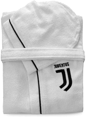 Offizielles JUVENTUS-Produkt, platzsparender Bademantel für Fußballmannschaften, 8/10 Jahre