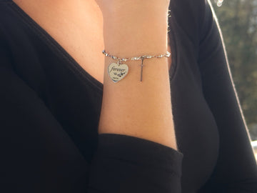 Bracelet "Forever : Le Cœur de Blanche Neige" - Mad Tea