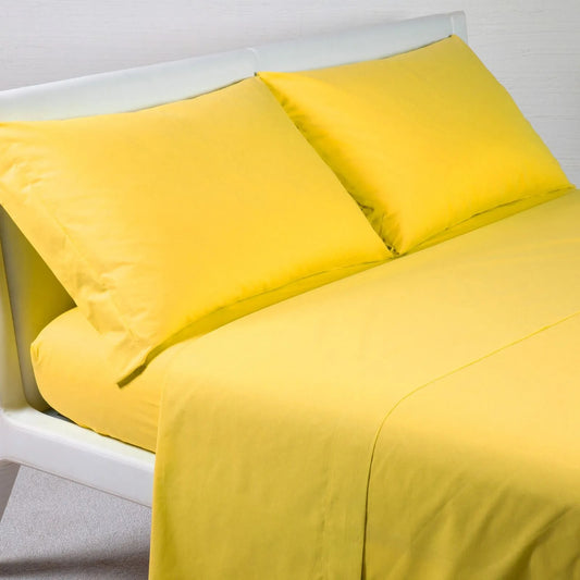 Ensemble de Draps Simple - Jaune Ensoleillé - Caleffi