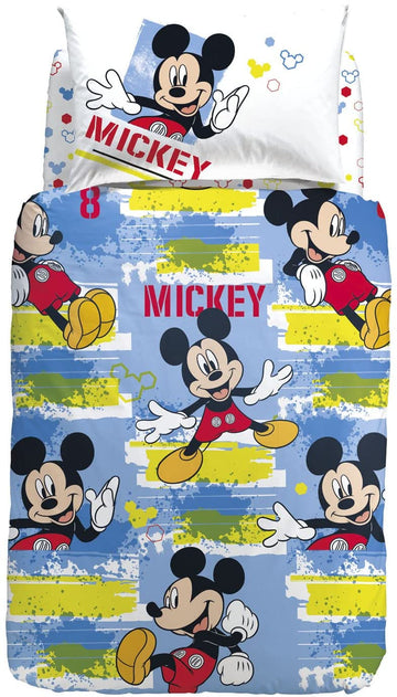 Completo Copripiumino Mickey Avventura - Disney - Singolo