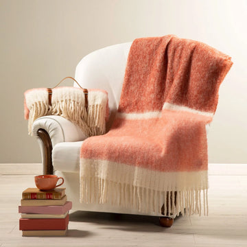 Plaid COURMAYEUR - Corail - Caleffi