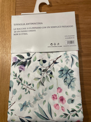 Tovaglia Antimacchia EASY WASH - Fiori - Piccola. 140x175cm