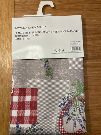 Tovaglia Antimacchia EASY WASH - Lavanda. 140x230cm