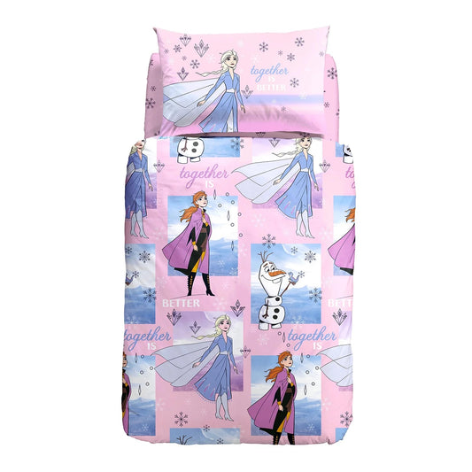 Completo Copripiumino Frozen Sogni - Disney - Singolo