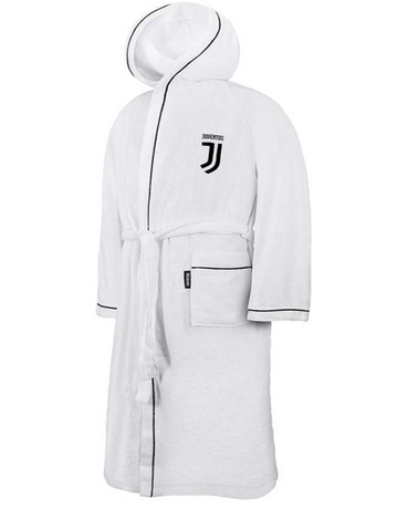 Accappatoio Salvaspazio  Squadra Calcio JUVENTUS  Official Product 8/10 Anni