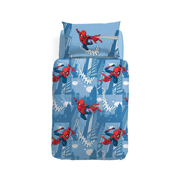 Ensemble de Housse de Couette Spider-Man City - Marvel - Simple